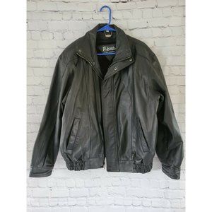 Vilanto authentic leather-wear men's L lined Leather Jacket soft inner layer